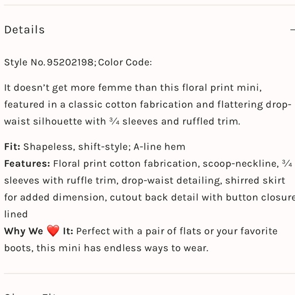 NWT Free People ‘The Avenue’ floral stretch cotton scoop back mini dress XL - Picture 13 of 13